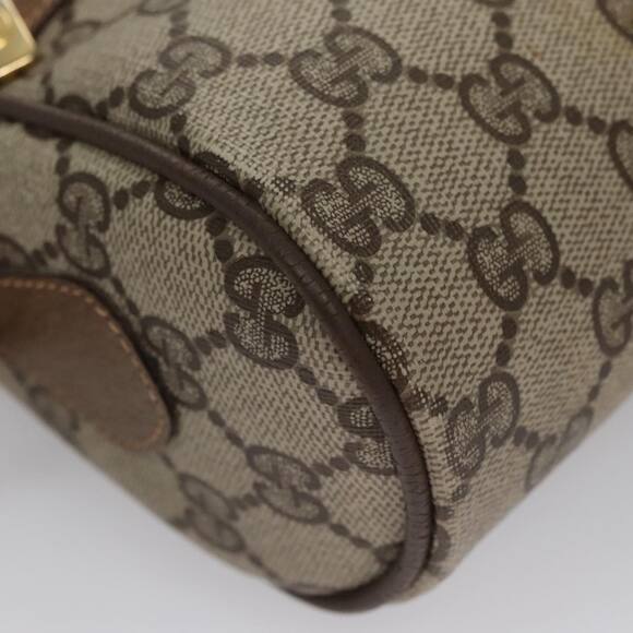 GUCCI GG Supreme Web Sherry Line Shoulder Bag Pvc Beige Green Red - Picture 10 of 16